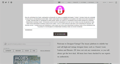 Desktop Screenshot of designer-vintage.com